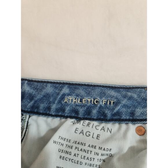 American Eagle Airflex + Jeans Mens (Actual 29 X 26) 28 X 28 Blue Tech Temp Slim - Picture 3 of 15